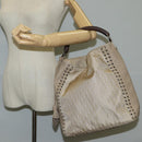 Christian Dior Trotter Canvas Hand Bag Beige Auth 128850V-25
