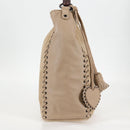 Christian Dior Trotter Canvas Hand Bag Beige Auth 128850V-4