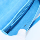 Christian Dior Bobby East West Shoulder Bag Leather Blue Gold Auth 128851M-11