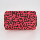 LOUIS VUITTON Monogram Graffiti Speedy 30 Hand Bag Pink M93704 LV Auth 128854SAV-5