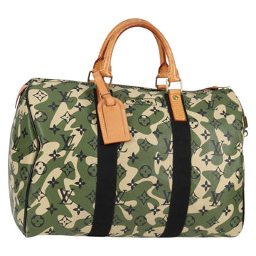 LOUIS VUITTON Monogram Camouflage Takashi Murakami Speedy 35 M95773 Auth 128855V