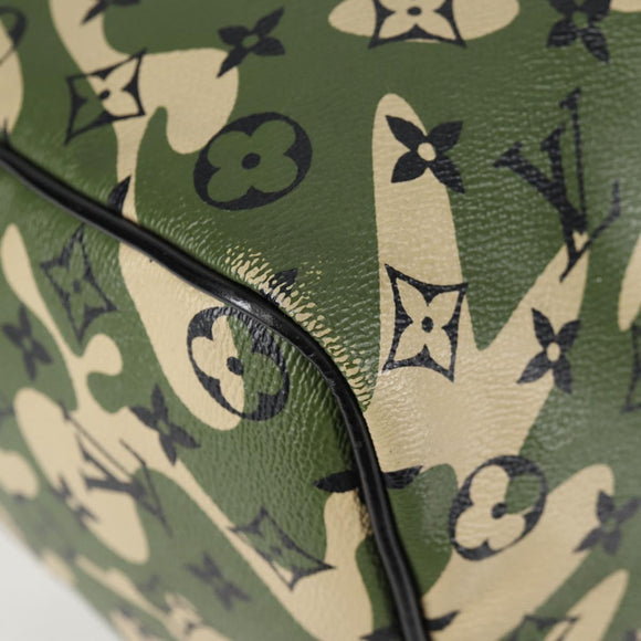 LOUIS VUITTON Monogram Camouflage Takashi Murakami Speedy 35 M95773 Auth 128855V