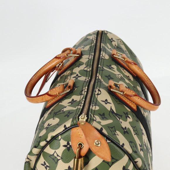 LOUIS VUITTON Monogram Camouflage Takashi Murakami Speedy 35 M95773 Auth 128855V