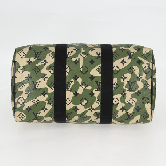LOUIS VUITTON Monogram Camouflage Takashi Murakami Speedy 35 M95773 Auth 128855V