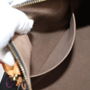 LOUIS VUITTON Monogram Multicolor Speedy 30 Hand Bag Black M92642 Auth 128856V-24