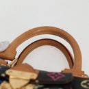 LOUIS VUITTON Monogram Multicolor Speedy 30 Hand Bag Black M92642 Auth 128856V-8