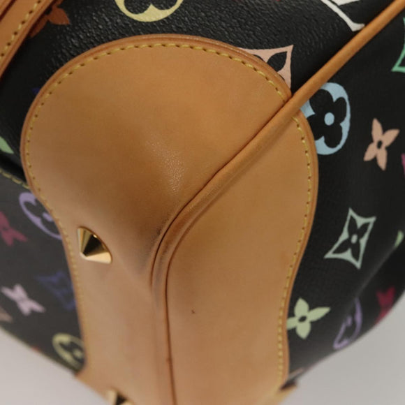 LOUIS VUITTON Monogram Multicolor Courtney MM Tasche 2-Wege Schwarz M45642 Auth 128857