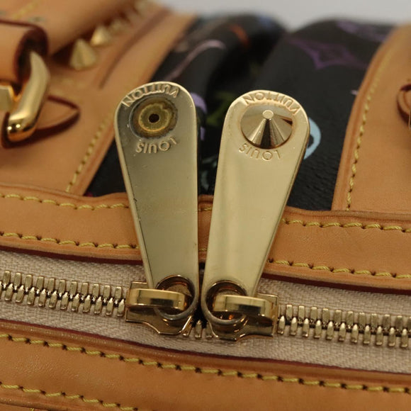 LOUIS VUITTON Monogram Multicolor Courtney MM Bag 2way Black M45642 Auth 128857