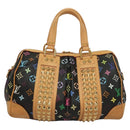 LOUIS VUITTON Monogram Multicolor Courtney MM Bag 2way Black M45642 Auth 128857-2