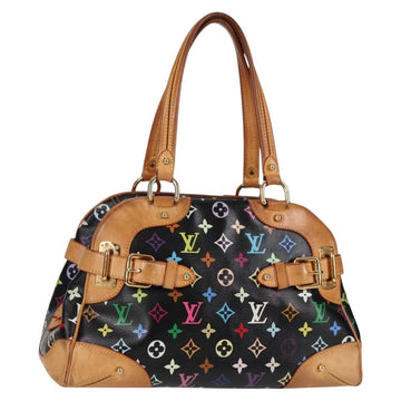 LOUIS VUITTON Monogram Multicolor Claudia Hand Bag Black M40194 LV Auth 128859V