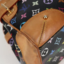 LOUIS VUITTON Monogram Multicolor Claudia Hand Bag Black M40194 LV Auth 128859V-10