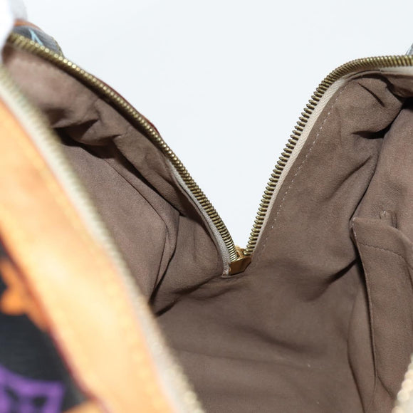 LOUIS VUITTON Monogram Multicolor Claudia Hand Bag Black M40194 LV Auth 128859V