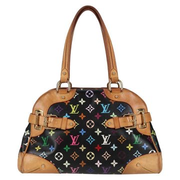 LOUIS VUITTON Monogram Multicolor Claudia Hand Bag Black M40194 LV Auth 128859V - 0