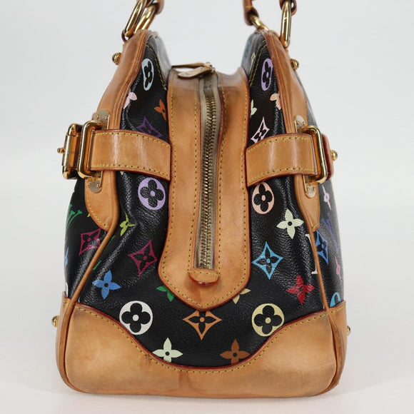 LOUIS VUITTON Monogram Multicolor Claudia Hand Bag Black M40194 LV Auth 128859V