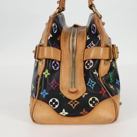 LOUIS VUITTON Monogram Multicolor Claudia Hand Bag Black M40194 LV Auth 128859V
