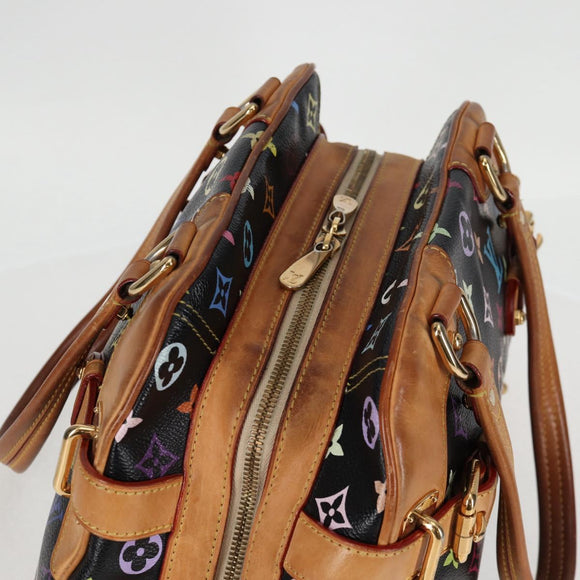 LOUIS VUITTON Monogram Multicolor Claudia Hand Bag Black M40194 LV Auth 128859V