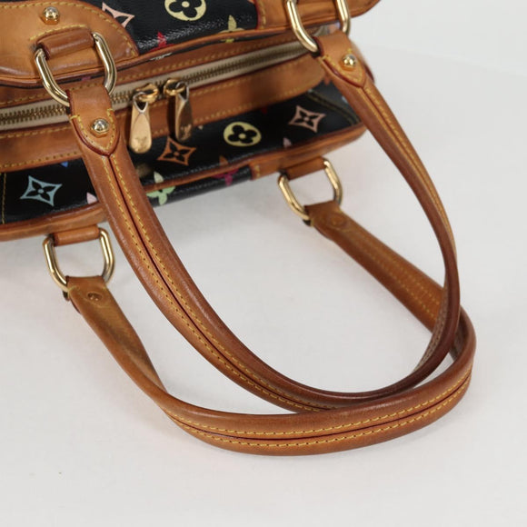 LOUIS VUITTON Monogram Multicolor Claudia Hand Bag Black M40194 LV Auth 128859V