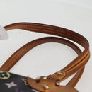 LOUIS VUITTON Monogram Multicolor Claudia Hand Bag Black M40194 LV Auth 128859V-8