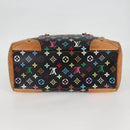 LOUIS VUITTON Monogram Multicolor Claudia Hand Bag Black M40194 LV Auth 128859V-9