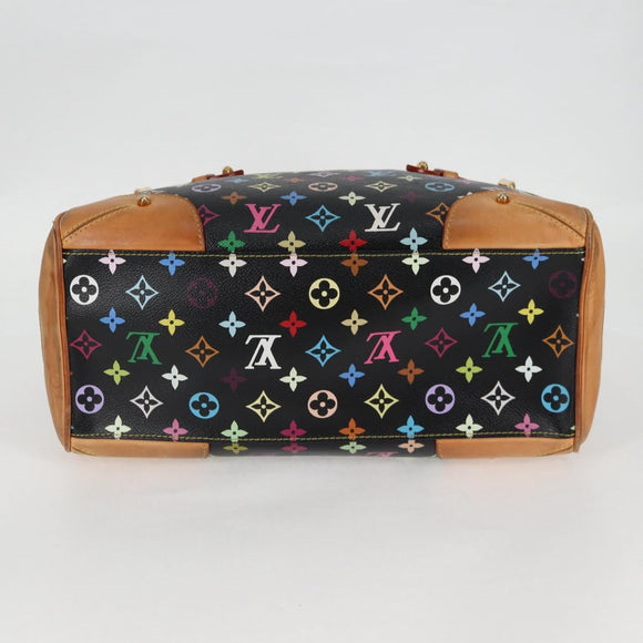 LOUIS VUITTON Monogram Multicolor Claudia Hand Bag Black M40194 LV Auth 128859V