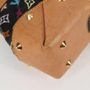 LOUIS VUITTON Monogram Multicolor Judy MM Bag 2Way Black M40256 LV Auth 128862V-9