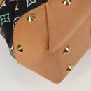 LOUIS VUITTON Monogram Multicolor Judy MM Bag 2Way Black M40256 LV Auth 128862V-15