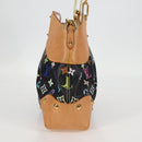 LOUIS VUITTON Monogram Multicolor Judy MM Bag 2Way Black M40256 LV Auth 128862V-4