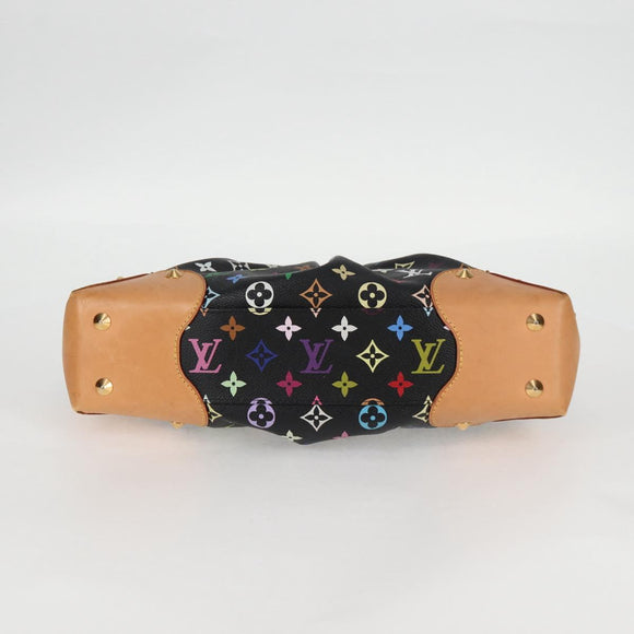 LOUIS VUITTON Monogram Multicolor Judy MM Bag 2Way Black M40256 LV Auth 128862V