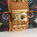 LOUIS VUITTON Multicolor Pochette Courtney Clutch Bag Black M45640 Auth 128863V-17