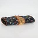 LOUIS VUITTON Multicolor Pochette Courtney Clutch Bag Black M45640 Auth 128863V-5
