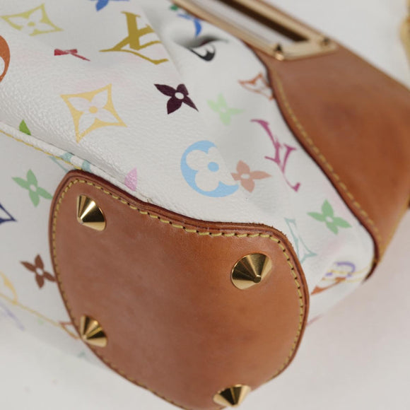 LOUIS VUITTON Monogram Multicolor Judy PM Shoulder Bag White M40257 Auth 128867V