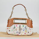 LOUIS VUITTON Monogram Multicolor Judy PM Shoulder Bag White M40257 Auth 128867V-12