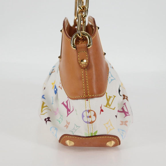 LOUIS VUITTON Monogram Multicolor Judy PM Shoulder Bag White M40257 Auth 128867V