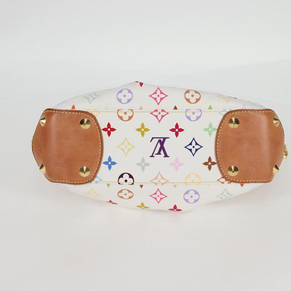 LOUIS VUITTON Monogram Multicolor Judy PM Shoulder Bag White M40257 Auth 128867V