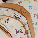 LOUIS VUITTON Monogram Multicolor Priscilla Hand Bag White M40096 Auth 128869V-14