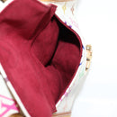 LOUIS VUITTON Monogram Multicolor Priscilla Hand Bag White M40096 Auth 128869V-19