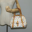 LOUIS VUITTON Monogram Multicolor Priscilla Hand Bag White M40096 Auth 128869V-24