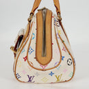 LOUIS VUITTON Monogram Multicolor Priscilla Hand Bag White M40096 Auth 128869V-3