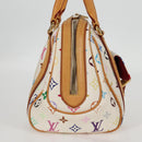 LOUIS VUITTON Monogram Multicolor Priscilla Hand Bag White M40096 Auth 128869V-4