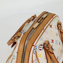 LOUIS VUITTON Monogram Multicolor Priscilla Hand Bag White M40096 Auth 128869V-6