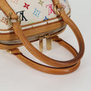 LOUIS VUITTON Monogram Multicolor Priscilla Hand Bag White M40096 Auth 128869V-7
