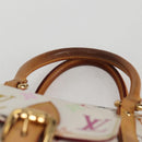 LOUIS VUITTON Monogram Multicolor Priscilla Hand Bag White M40096 Auth 128869V-8