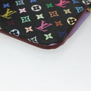 LOUIS VUITTON Monogram Pochette Cles NM Coin Purse Black M60279 Auth 128878SAV-15