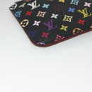 LOUIS VUITTON Monogram Pochette Cles NM Coin Purse Black M60279 Auth 128878SAV-16