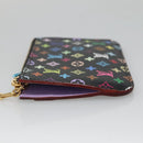 LOUIS VUITTON Monogram Pochette Cles NM Coin Purse Black M60279 Auth 128878SAV-4