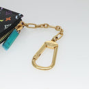 LOUIS VUITTON Monogram Pochette Cles NM Coin Purse Black M60279 Auth 128878SAV-6
