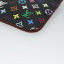 LOUIS VUITTON Monogram Pochette Cles NM Coin Purse Black M60279 Auth 128878SAV-8