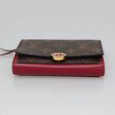 LOUIS VUITTON Monogram Portefeuille Flor Compact Wallet Fuchsia M64588 LV 128881-6