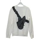 Christian Dior Trotter Saddle Trainer Cotton White Auth 128882M-1