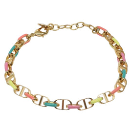 Christian Dior Bracelet metal Gold Auth 128891M